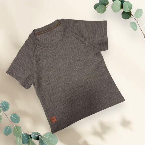 T-shirt merino 86/92 ( nowa wełna )