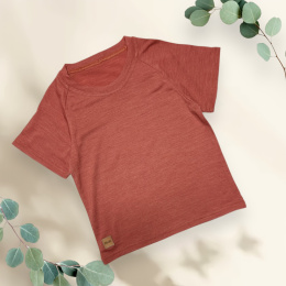 T-shirt merino&jedwab 80/86 ( nowa wełna )